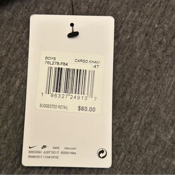 Nike Boys Windrunner Jacket Green Hooded Size 4T Full Zip - Picture 3 of 5